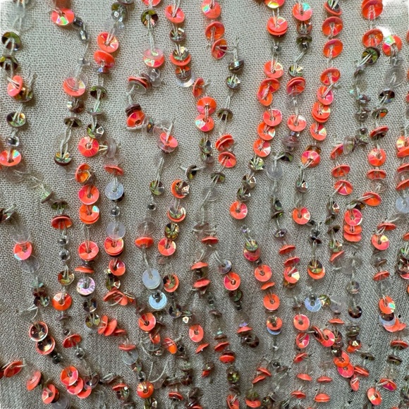 All Saints Hand Embellished Sequined Dress 4 - Picture 8 of 16